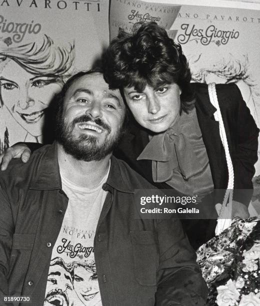 Luciano Pavarotti and Adua Veroni