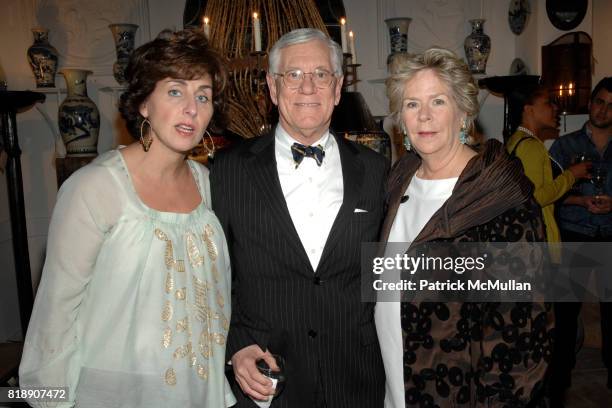 Marianne Maher, Bill Walter and Bunny Williams attend Book Party for BOBBY MCALPINE'S "THE HOME WITHIN US" from RIZZOLI at Treillage on May 18th,...