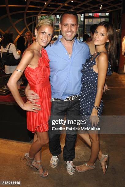 Alexa Winner, Scott Buccheit and Allie Rizzo attend Hugo Boss & New York Girl Style Shop & Style Event at Hugo Boss on May 25, 2010 in New York City.