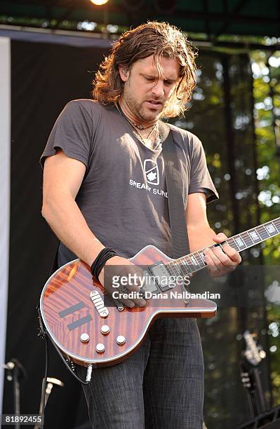 Dean Roland of Collective Soul at the Marymoor Amphitheater on July 9, 2008 in Redmond, Washington.