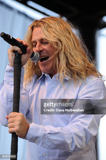 Ed Roland of Collective Soul performs in concer at the Marymoor Amphitheater on July 9, 2008 in Redmond, Washington.