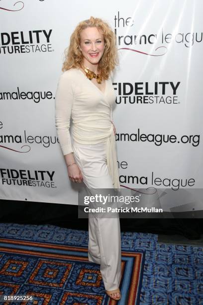Katie Finneran attends 76th Annual DRAMA LEAGUE AWARDS Ceremony and Luncheon at Marriot Marquis on May 21, 2010 in New York City.