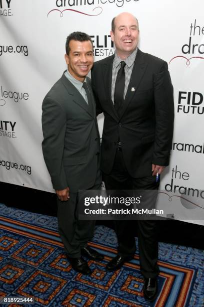 Sergio Trujillo and ? attend 76th Annual DRAMA LEAGUE AWARDS Ceremony and Luncheon at Marriot Marquis on May 21, 2010 in New York City.