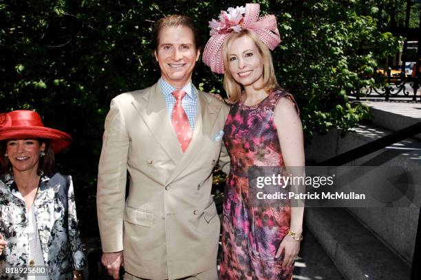 Eric Javits and Gillian Miniter attend CENTRAL PARK CONSERVANCY's 28th Annual Fredrick Law Olmsted Awards Luncheon at Conservatory Garden on May 5th,...