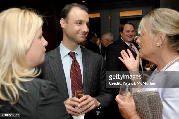 Marcella Hille, David Hille and Joan Ginsberg attend THE AMERICAN HOSPITAL OF PARIS FOUNDATION Honors CHEF DANIEL BOULUD at Daniel on May 5, 2010 in...