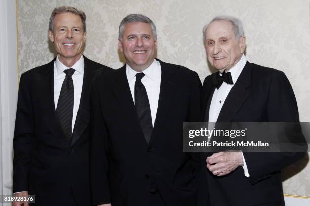 Jeff Bewkes, Phil Kent and Herbert S. Schlosser attend MUSEUM Of The MOVING IMAGE Dinner In Honor Of KATIE COURIC And PHIL KENT at St. Regis Hotel on...