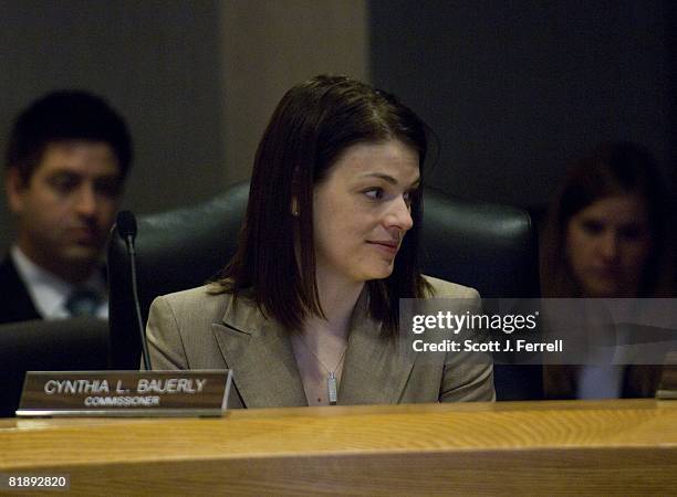July 10: Commissioner Cynthia L. Bauerly during the meeting of the Federal Election Commission to elect a chairman and vice chairman. The panel chose...