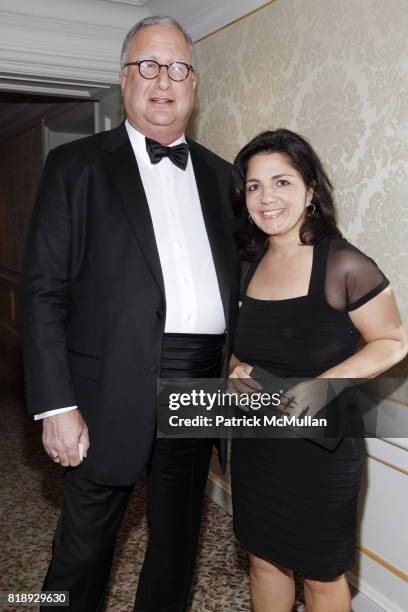 Rick Kaplan and Barbara Fedida attend MUSEUM Of The MOVING IMAGE Dinner In Honor Of KATIE COURIC And PHIL KENT at St. Regis Hotel on May 5, 2010 in...