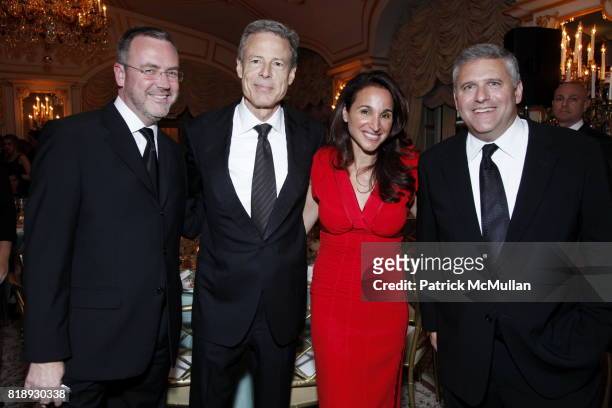 Steve Capus, Jeff Bewkes, Elaina Scotto and Phil Kent attend; MUSEUM Of The MOVING IMAGE Dinner In Honor Of KATIE COURIC And PHIL KENT at the St....