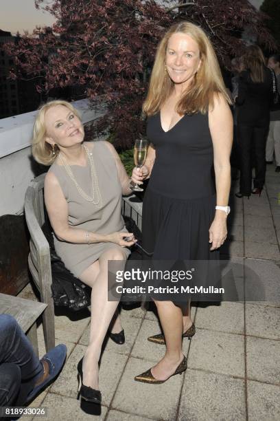 Cornelia Bregman and Anne Hearst McInerney attend Book Party hosted by Anne and Jay McInerney Celebrating "The Carrie Diaries" by Candace Bushnell at...