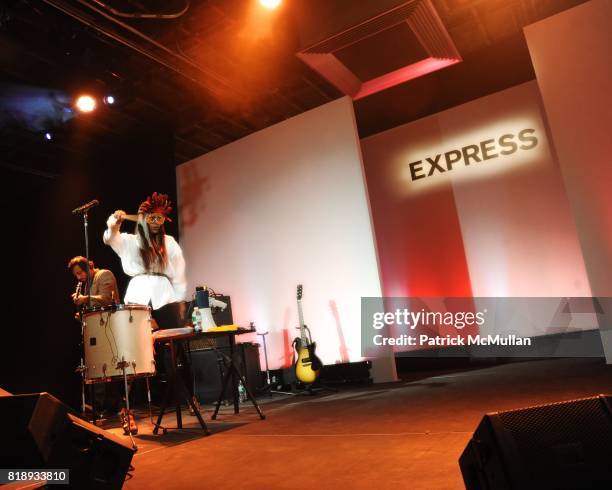 Brown attends EXPRESS Celebrates 30 Years of Fashion at Eyebeam Studios on May 20, 2010 in Brooklyn, New York.