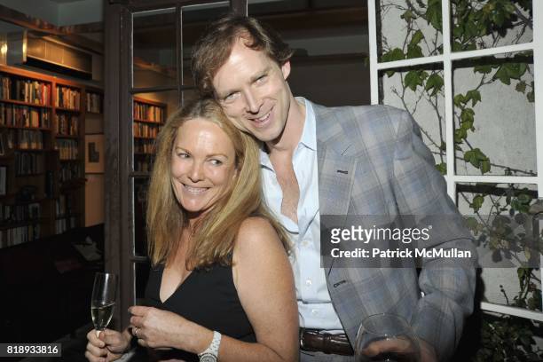Anne Hearst McInerney and Charles Askegard attend Book Party hosted by Anne and Jay McInerney Celebrating "The Carrie Diaries" by Candace Bushnell at...