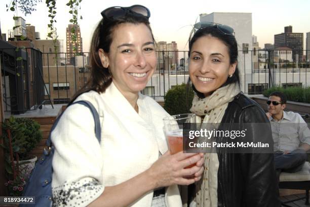 Jill Davison and Amy Gruenhut attend Opening of The Surrey Hotel's Private Roof Garden at The Surrey Hotel on May 20th, 2010 in New York City.