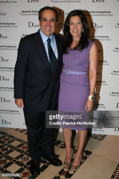 Dr. Frank Chervenak and Sloan Barnett attend The 25th Anniversary New York Presbyterian Lying-In Hospital Fashion Show and Luncheon featuring DIOR...
