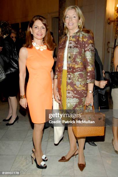 Jean Shafiroff and Liz Peek attend CITY HARVEST'S Sixth Annual On Your Plate Luncheon at Metropolitan Club on May 11th, 2010 in New York City.