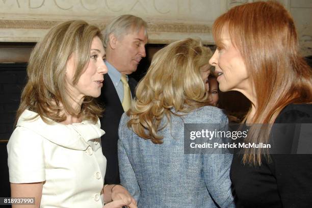 Silda Wall Spitzer and Tina Louise attend CITY HARVEST'S Sixth Annual On Your Plate Luncheon at Metropolitan Club on May 11th, 2010 in New York City.