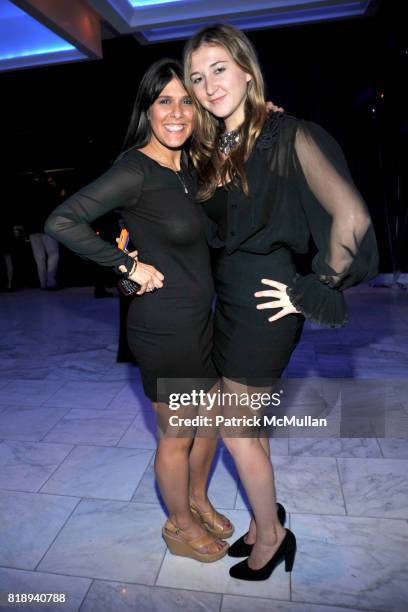 Ashley Lerche and Rachel Albergo attend PATTI SMITH Live in Concert: A Benefit for The American Folk Art Museum at Espace on May 15, 2010 in New York...