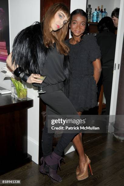 Sophia Lamar and Genevieve Jones attend THE MERCER Hosts Party to Celebrate CARLOS MOTA's New Book "FLOWERS: Chic & Cheap" at The Mercer on May 11th,...