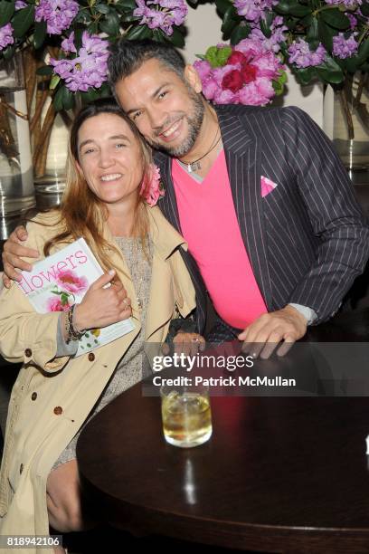 Vanessa Von Bismarck and Carlos Mota attend THE MERCER Hosts Party to Celebrate CARLOS MOTA's New Book "FLOWERS: Chic & Cheap" at The Mercer on May...