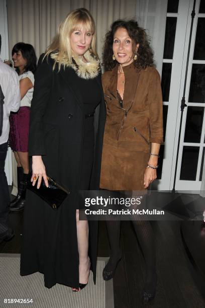 Amy Sacco and Jacqueline Schnabel attend THE MERCER Hosts Party to Celebrate CARLOS MOTA's New Book "FLOWERS: Chic & Cheap" at The Mercer on May...