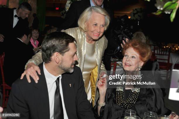 ? Staller, Liz Smith and Arlene Dahl attend Literacy Partners Evening of Readings Gala at David H. Koch Theater on May 10th, 2010 in New York City.