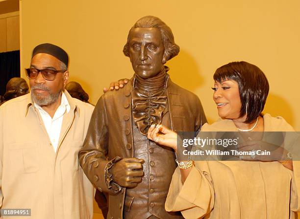 Singer Patti Labelle and Rock and Roll Hall of Fame Inductee and Grammy Award Winner Kenny Gamble tour the National Constitution Center July 10, 2008...