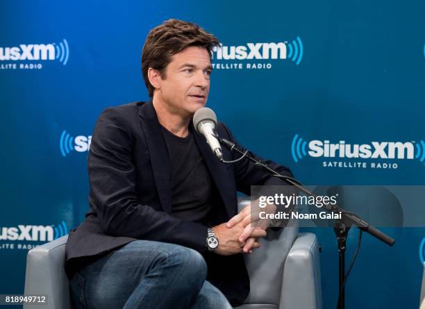 Actor Jason Bateman visits SiriusXM Studios on July 19, 2017 in New York City.