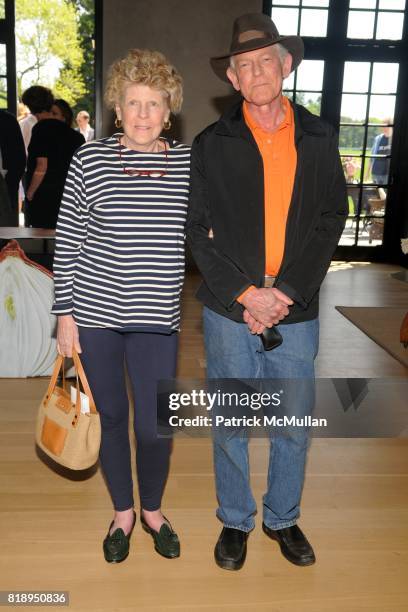 Brigid Berlin and Bill Berkson attend THE BRANT FOUNDATION STUDY CENTER Exhibition and Preview of URS FISCHER: Oscar the Grouch at Brant Foundation...