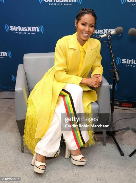 Jada Pinkett Smith during Hoda Kotb Hosts A Leading Ladies Event With Jada Pinkett Smith For SiriusXM Today Show Radio at SiriusXM Studios on July...