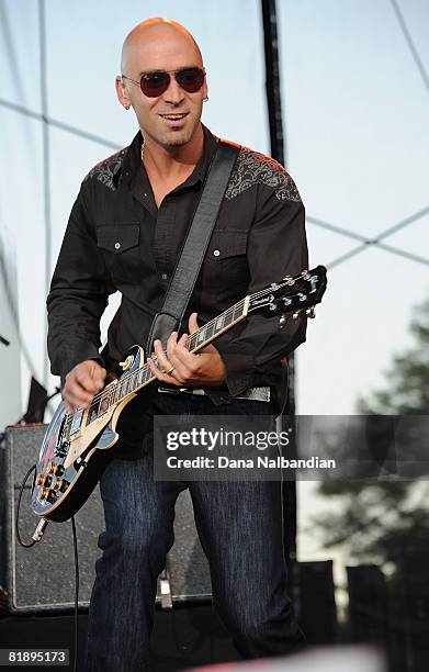 Ed Kowlczyk of Live performs in concert at the Marymoor Amphitheater on July 9, 2008 in Redmond, Washington.