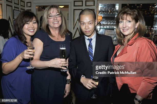 Kelly Hong, Sue Burke, Jason Wu and Jennifer Poteat attend American Express By Invitation OnlyÆ Experience With Jason Wu at Bergdorf Goodman on May...