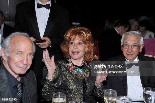Ben Gazzara, Suzanne Madoff and Luis Cortes attend Literacy Partners Evening of Readings Gala at David H. Koch Theater on May 10th, 2010 in New York...