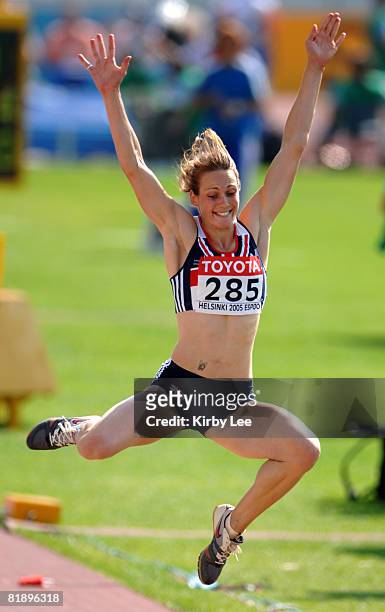 Kelly Sotherton of Great Britain had a best effort of 21-6 in the women's long jump preliminaries to advance to the final in the IAAF World...
