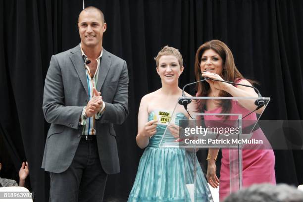 Nigel Barker, Tina Maggio and Tamsen Fadal attend TANGER OUTLETS at the Arches host's "Scoop Your Summer Style" at 152 The Arches Circle on May 29th,...
