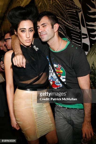 Lady Fag and Jeremy Kost attend NEW MUSEUM STORE and POWERSHOVEL, LTD. Party "Imperfect as They Are" at New Museum on March 19, 2010 in New York.
