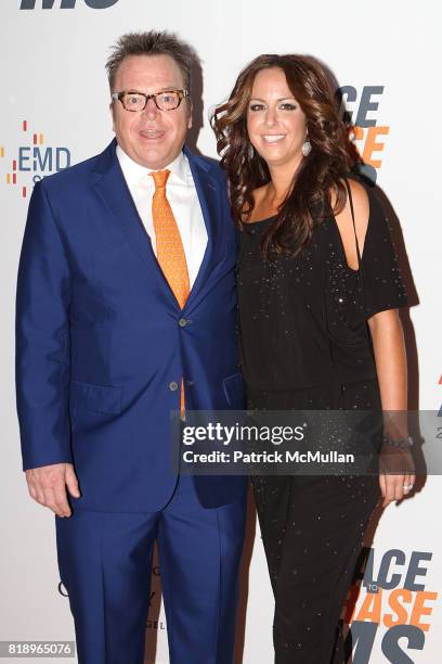 Tom Arnold and Ashley Groussman attend 17th Annual Race To Erase MS at Hyatt Regency on May 7, 2010 in Los Angeles, CA.