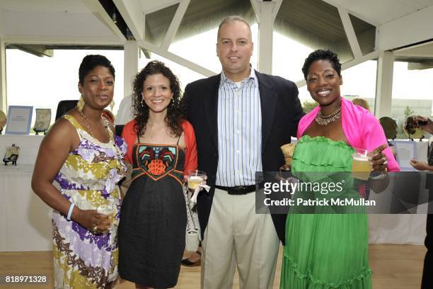 Marsha Powell, Gina De John, Tony De John and Yamilee Taitt attend MIRACLE HOUSE 20th Anniversary Memorial Day Summer Kickoff Benefit honoring Amy...