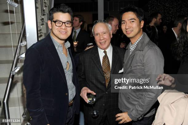 Peter Som, Sal Cesarani and Rafe Totengco attend CFDA 2010 Nominee & Honoree Announcement Party Hosted by NADJA SWAROVSKI and DIANE VON FURSTENBERG...