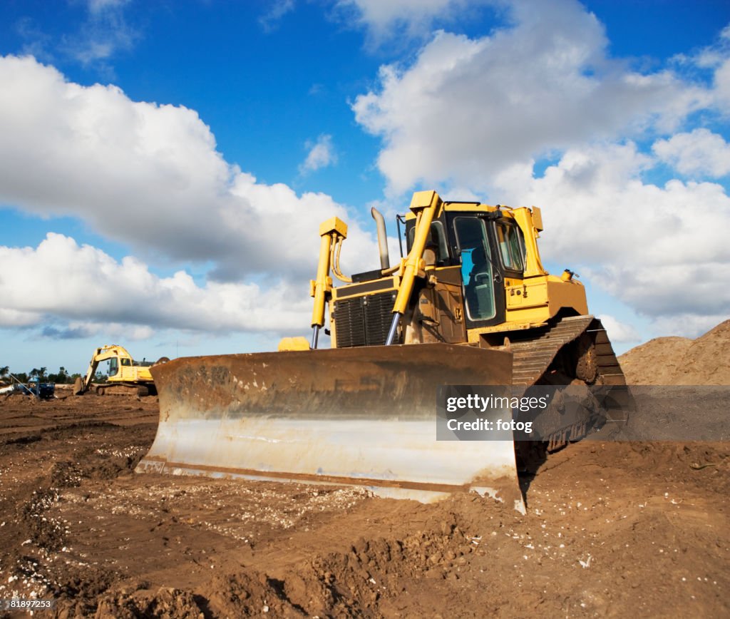 Heavy construction equipment