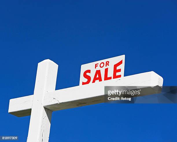 for sale sign - home economics ストックフォトと画像