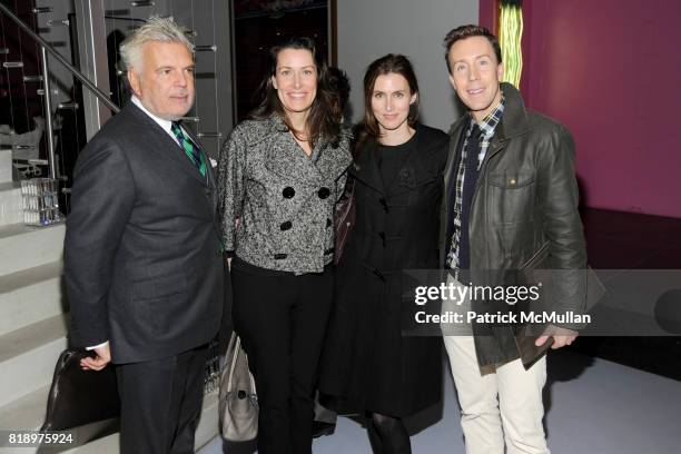 Terron Schaefer, Caroline Dougherty, Colleen Sherin and Eric Jennings attend CFDA 2010 Nominee & Honoree Announcement Party Hosted by NADJA SWAROVSKI...