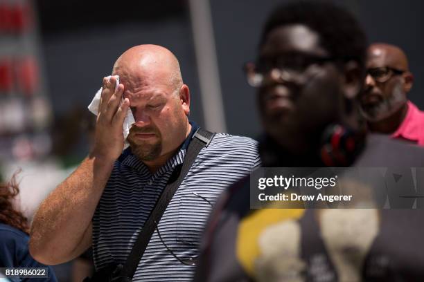 Sweating Interview Person Sweating