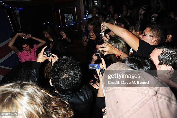 Amy Winehouse performs at her club night in Camden on July 10, 2008 in London, England.