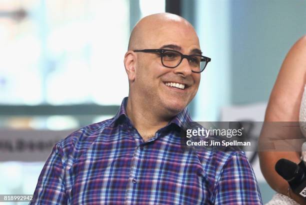 Director Tony Leondis attends Build to discuss their new movie "The Emoji Movie" at Build Studio on July 19, 2017 in New York City.
