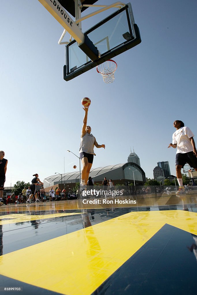 Indiana Fever Practice Outside