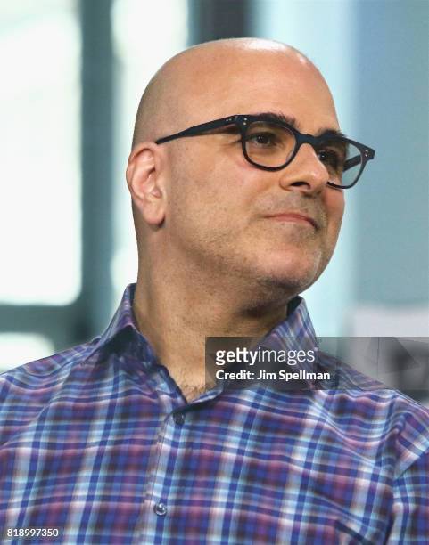 Director Tony Leondis attends Build to discuss their new movie "The Emoji Movie" at Build Studio on July 19, 2017 in New York City.