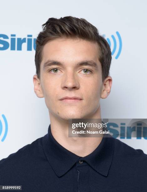 Actor Fionn Whitehead visits SiriusXM Studios on July 19, 2017 in New York City.