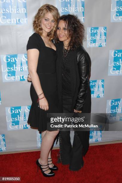 Clementine Ford and Linda Perry attend L.A. Gay & Lesbian Center's "An Evening With Women" at Beverly Hilton Hotel on May 1, 2010 in Beverly Hills,...