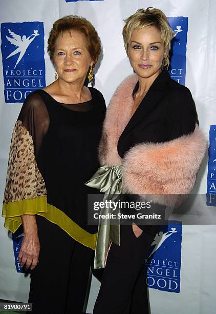 Sharon Stone and mother Dorothy Stone