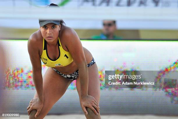 Australian Jessyka Ngauamo during FIVB Grand Tour - Olsztyn: Day 1 on July 19, 2017 in Olsztyn, Poland.